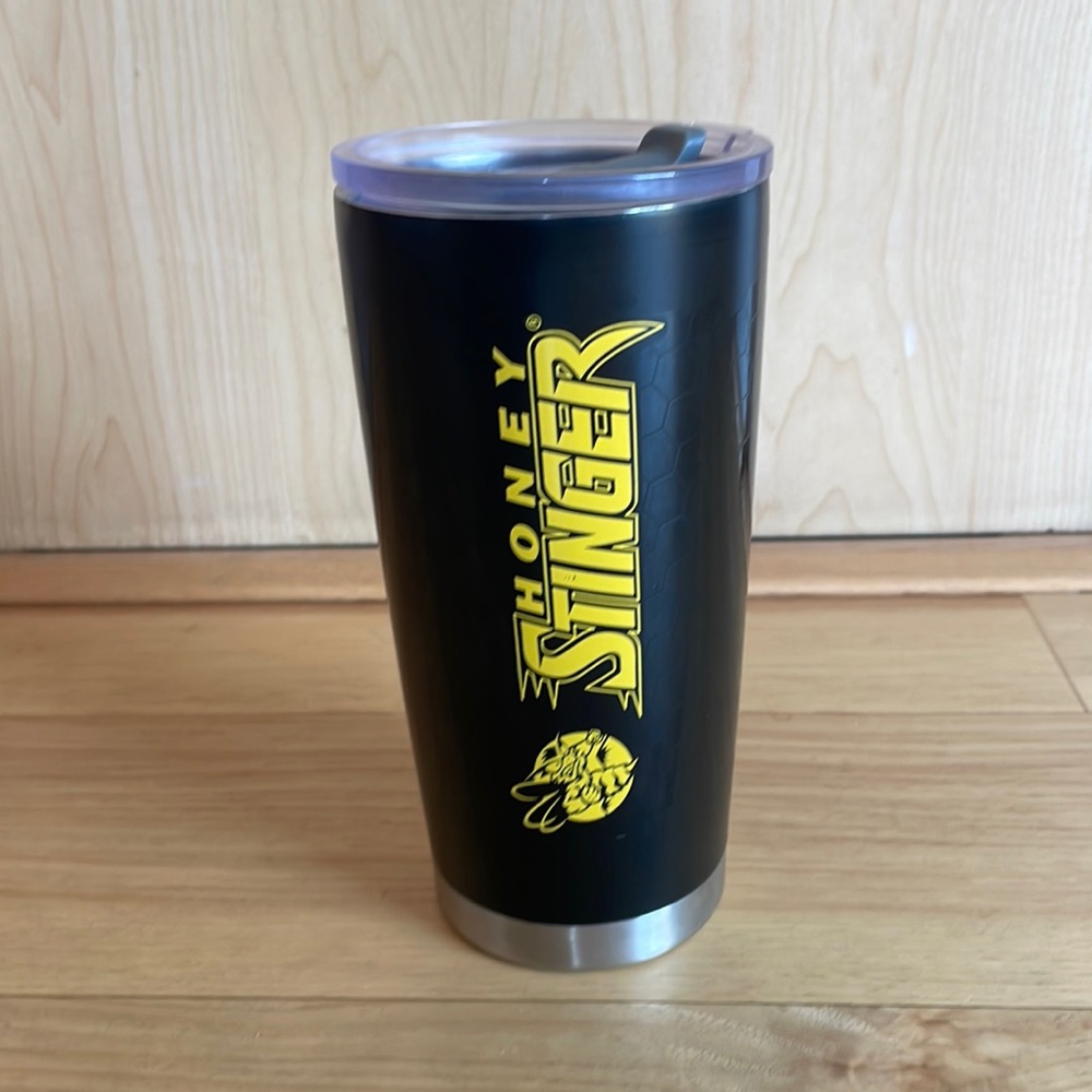 Honey Stinger 20oz Stainless Steel Tumbler (Black / Yellow)